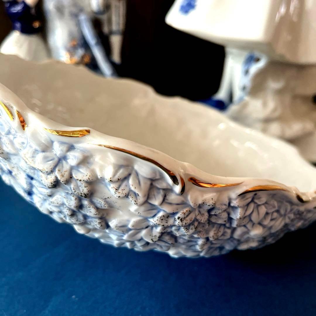 西洋アンティーク風ドールスタンド、小物入れ 2点