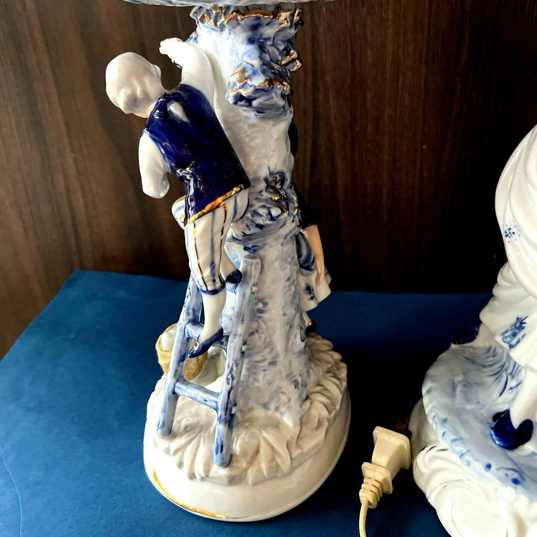 西洋アンティーク風ドールスタンド、小物入れ 2点