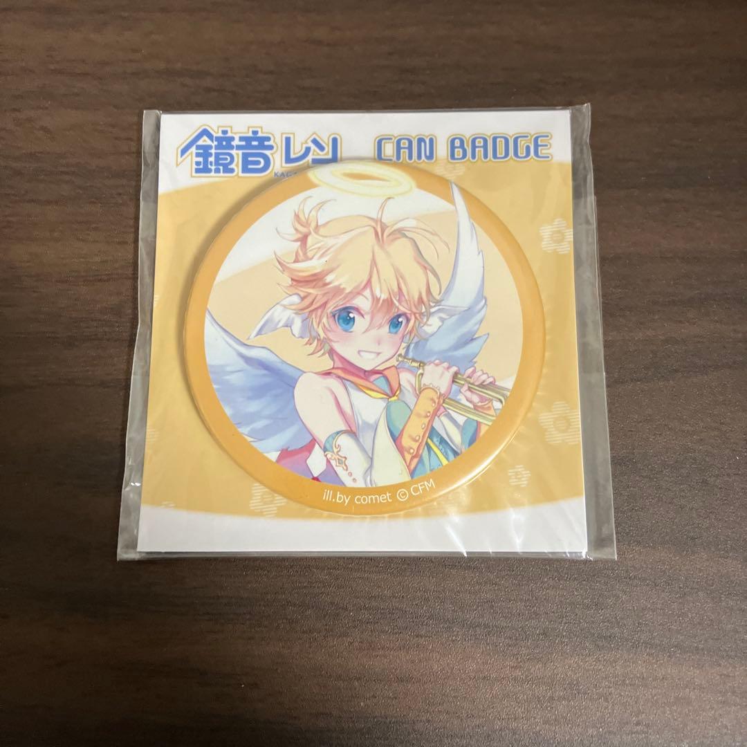 鏡音レン 天使 缶バッジ comet - メルカリ