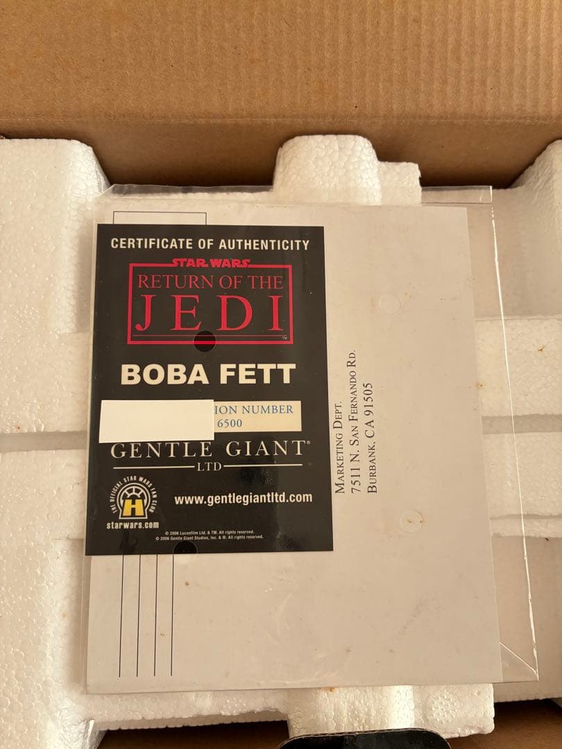 ジェントルジャイアント社　ボバフェット スタチュー　新品