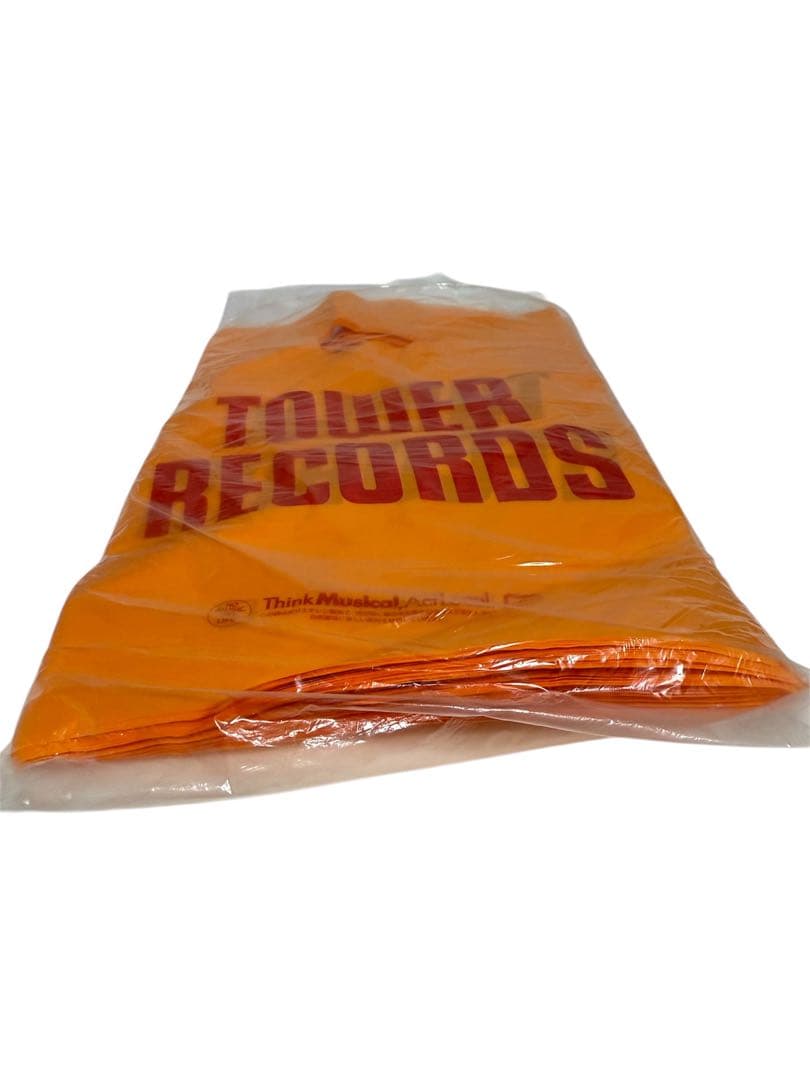 TOWER RECORDS ショッピングバッグ オレンジ 80枚 TOWER RECORDS