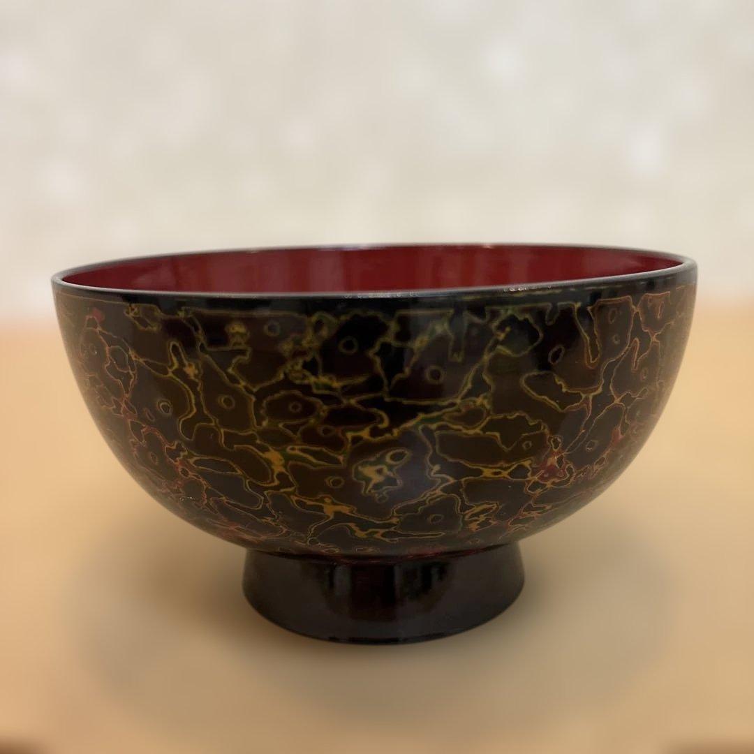 （5個セット）津軽塗 御椀 汁椀 骨董アンティーク未使用品