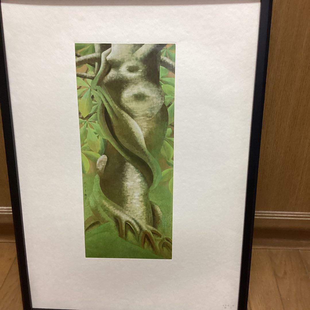 天才画家速水御舟　作品集大作編より　便利堂監修　画集NO 16 【　樹　木　】