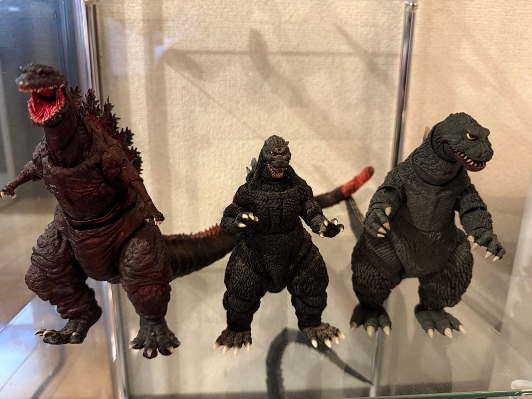 shモンスターアーツゴジラフィギュア 11＋1セット