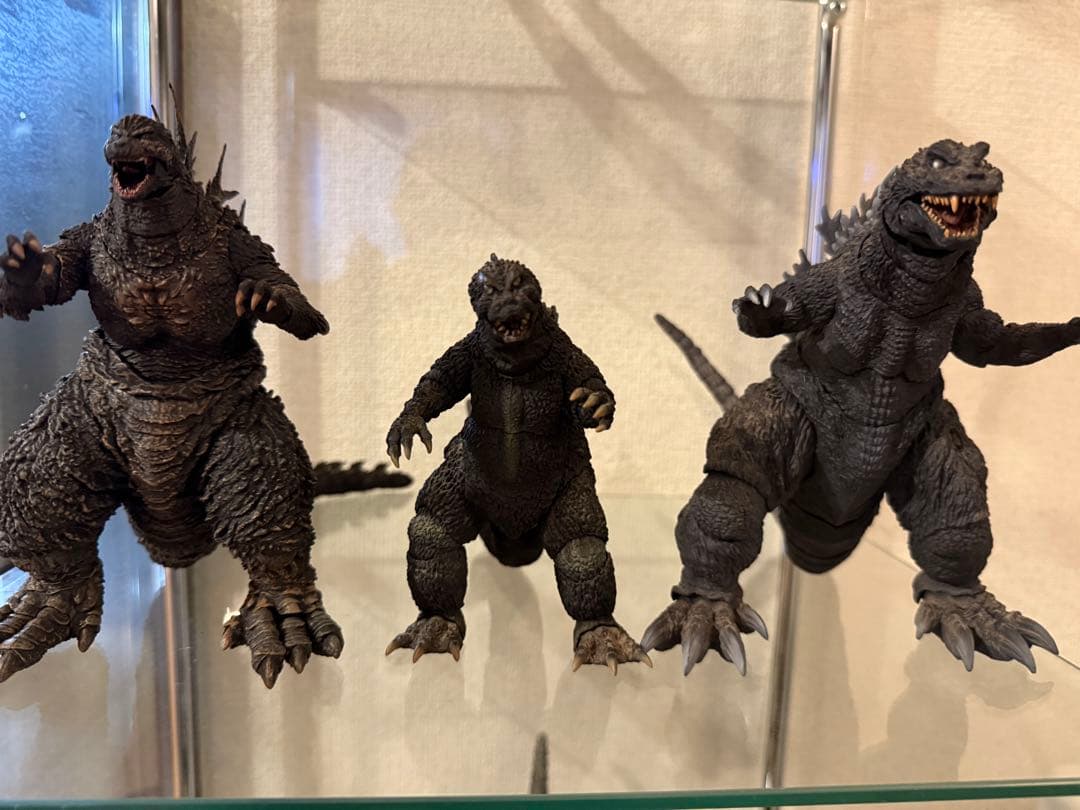 shモンスターアーツゴジラフィギュア 11＋1セット