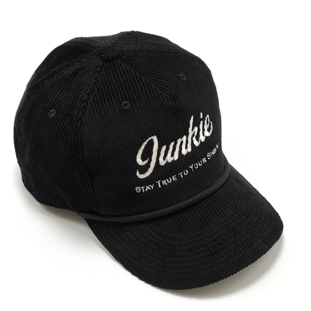 コーデュロイ】Junkie トラッカーキャップ ブラック - メルカリ
