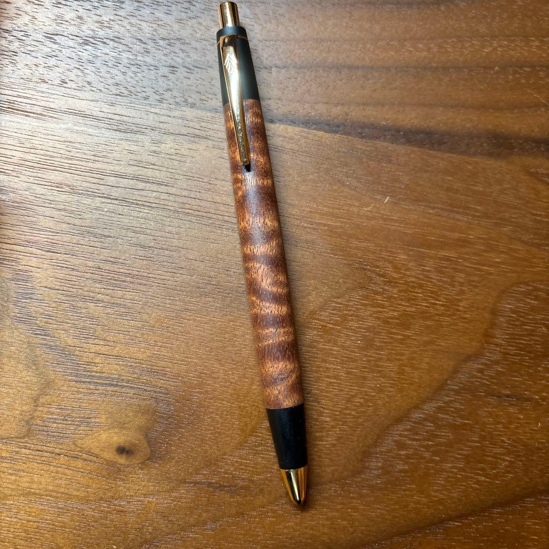 野原工芸 新型 サペリ杢 専用出品 野原工芸 シャーペン 熱っぽい