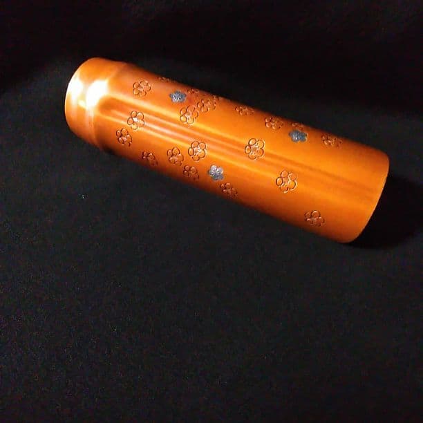 茶道具 ☆ 茶合（江戸小紋吹き寄せ）銅製 低 価格