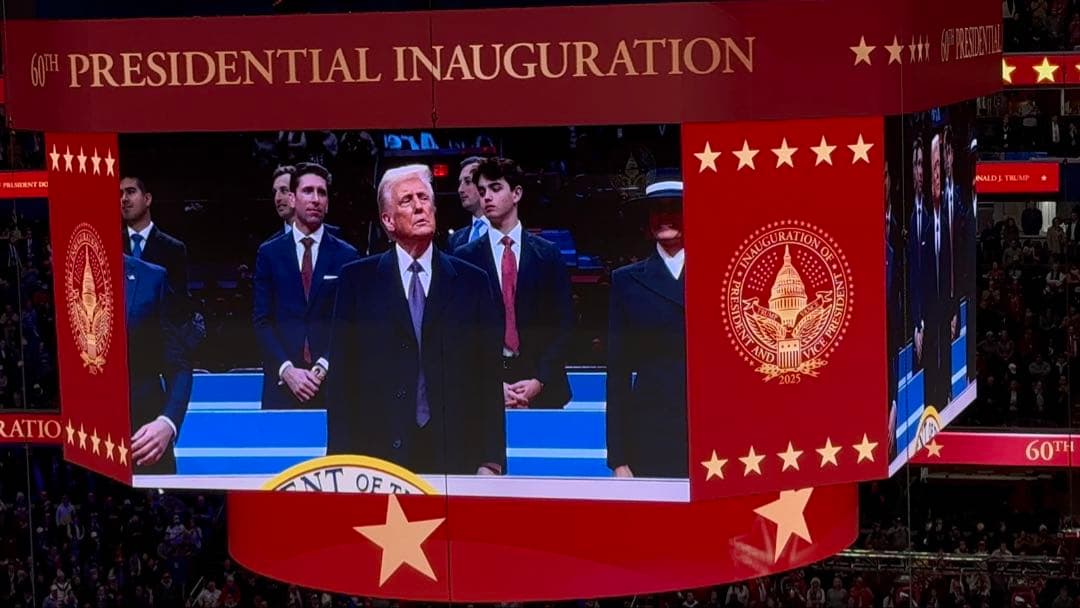 超希少2025年トランプ大統領就任式招待券(ピンク)