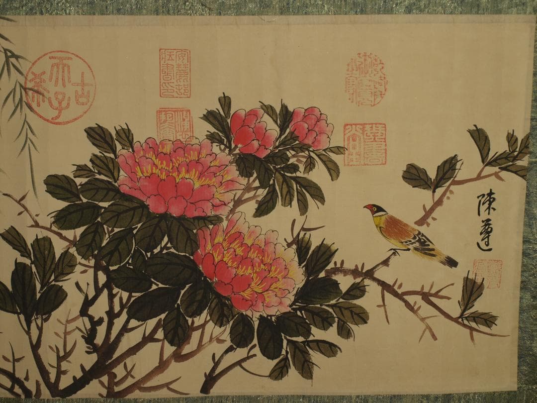 民間仕入れ品　中国明時代の絵　激安骨董品　肉筆保証 BD383A3-3