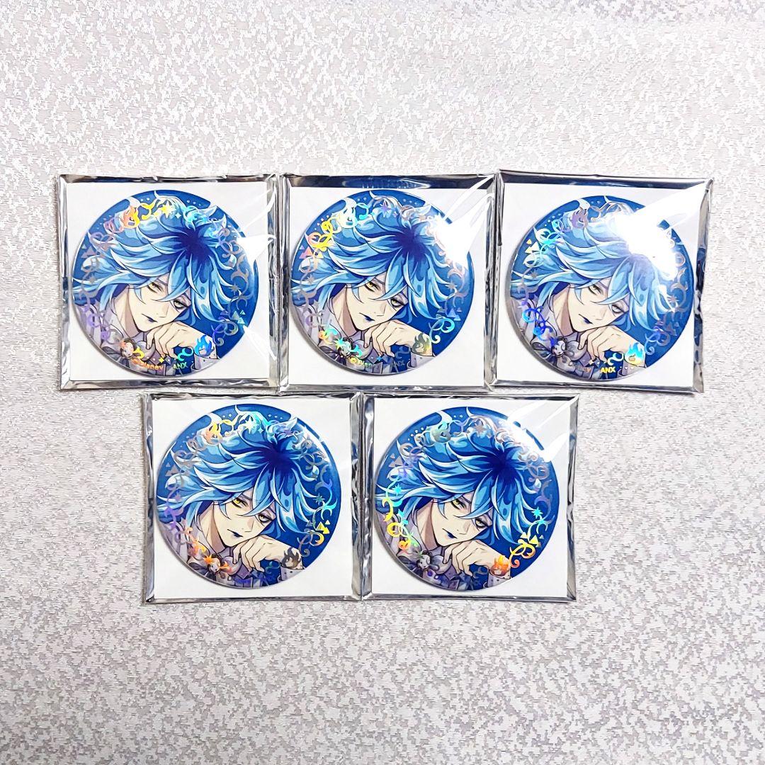 イデア 箔押し 缶バッジ プラチナジャケット ツイステ