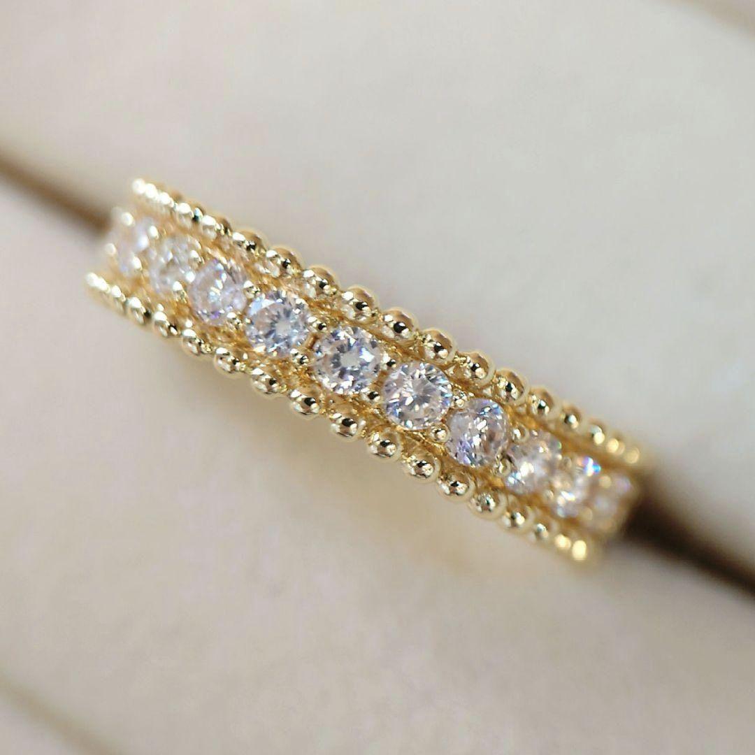 2525 高級 sona ダイヤモンド フルエタニティ リング ゴールド 限定