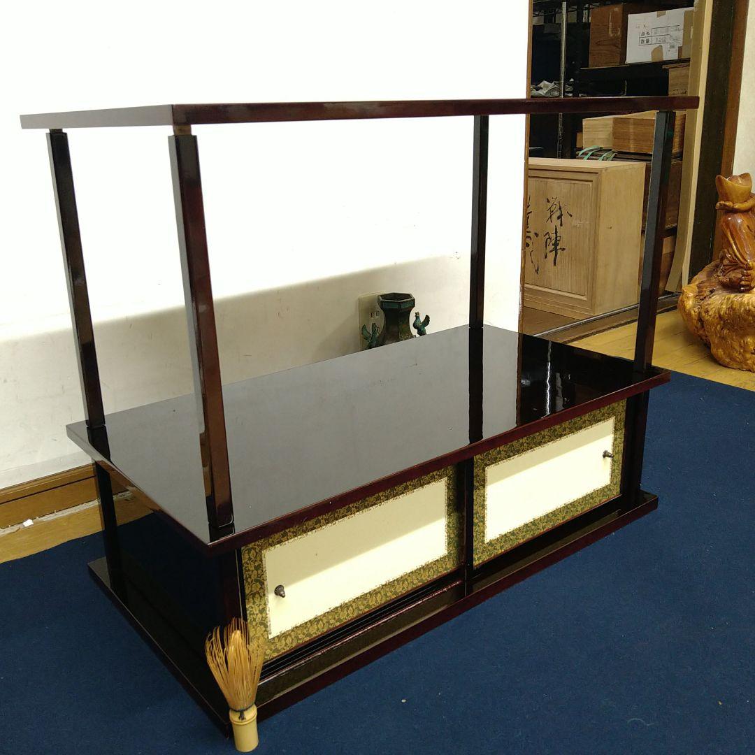 sarrody様専用AJ44 紹鴎棚 組立式 溜漆塗 専用紙箱 棚物 茶道具 武