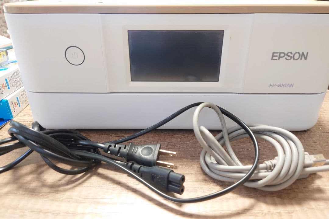 エプソンEPSON　EP-881AN　未使用純正インク　カメ　セット エプソンEPSON EP-881AN 未使用プリンター純正インク カメ セット