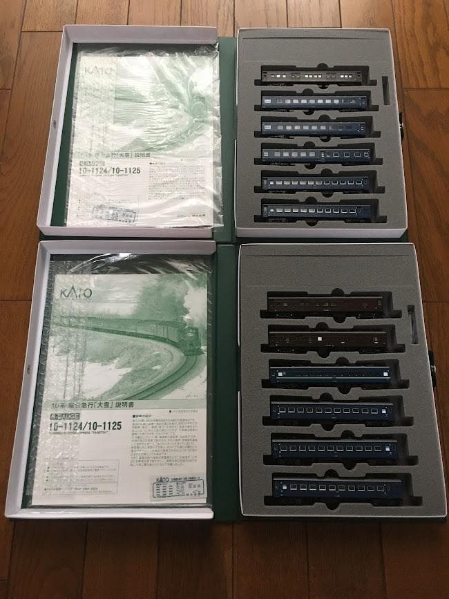 KATO 10-1124、1125 10系寝台急行「大雪」 基本、増結セット