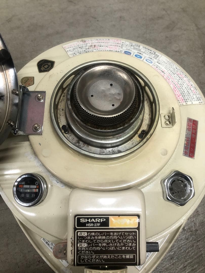 シャープ石油ストーブ HSR-27F ペチカ 和製アラジン ガラス芯仕様