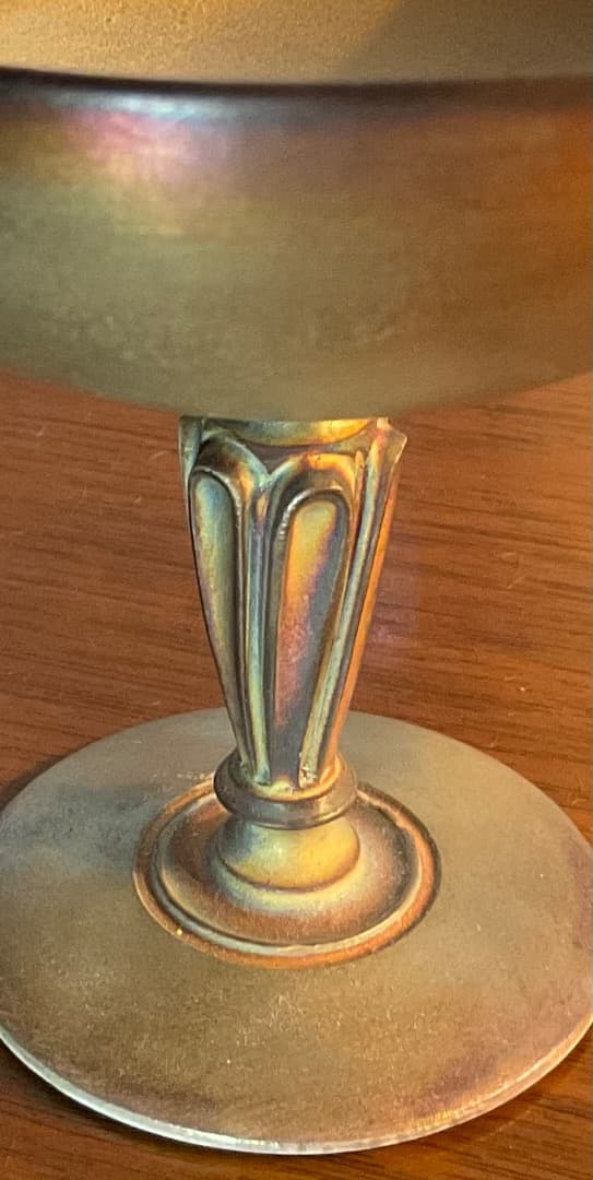 伊藤剛俊 銀箔押しのような脚付杯 洗練された形、美しい