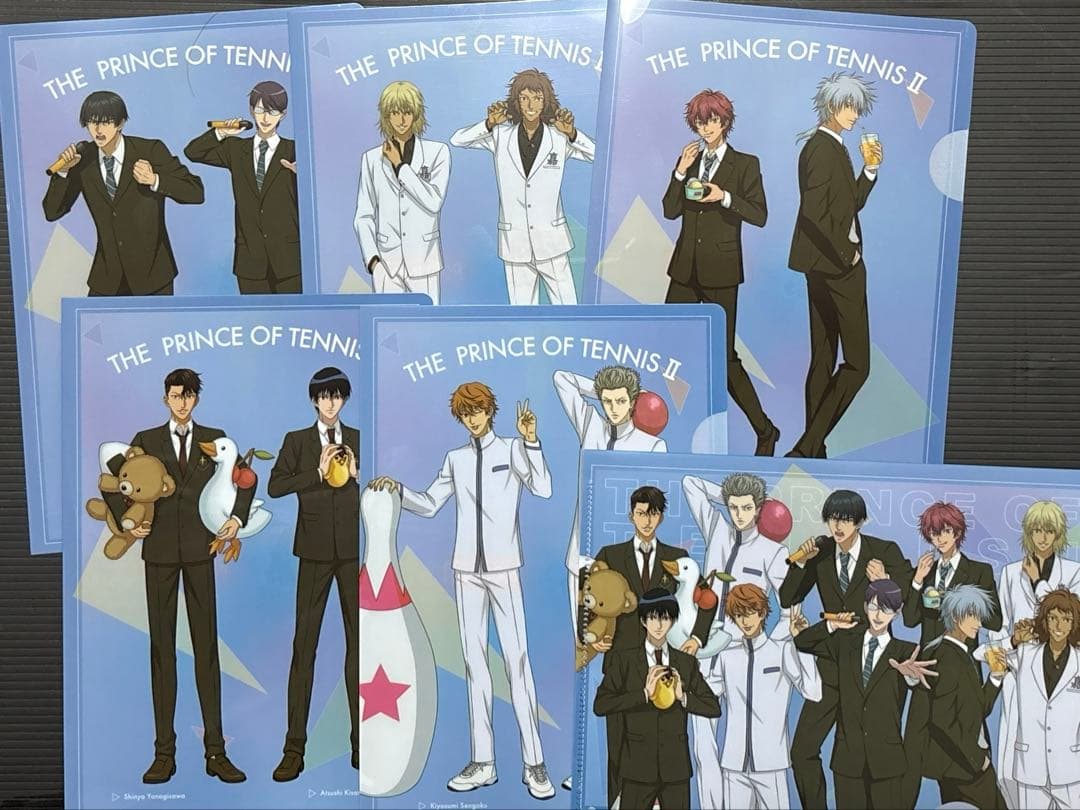 新テニスの王子様 ラウンドワン クリアファイル 6種 コンプセット
