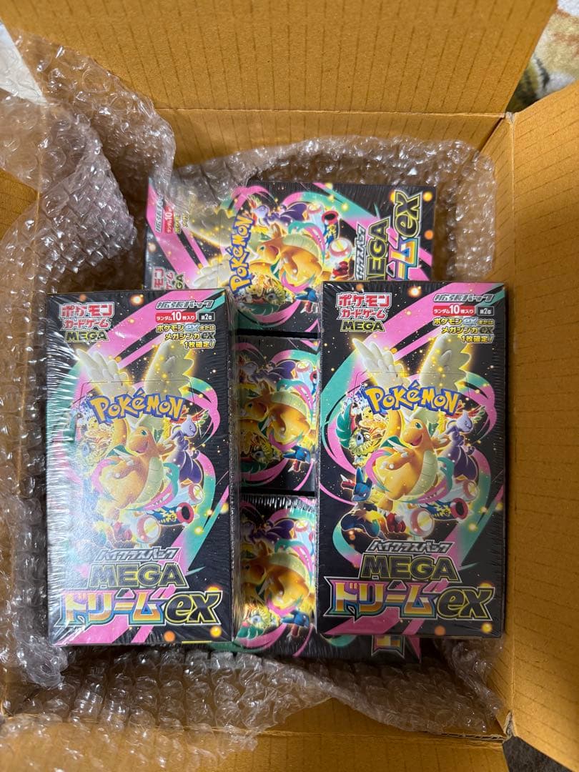 ポケモンカードゲーム MEGAドリームEX (5BOX シュリンク付き)