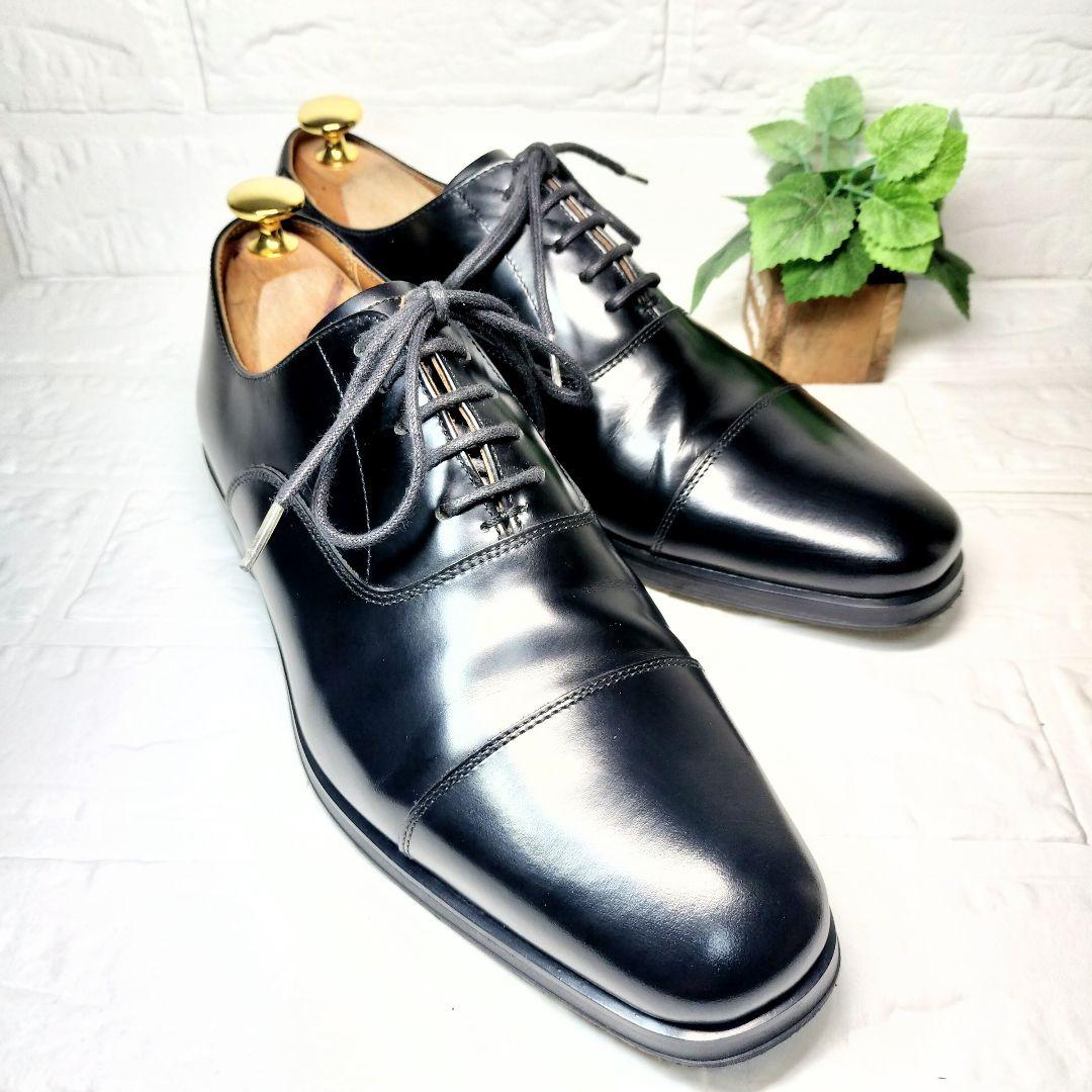 【極美品】　大人気　リーガル　ストレートチップ　 ブラック 　24.0cm