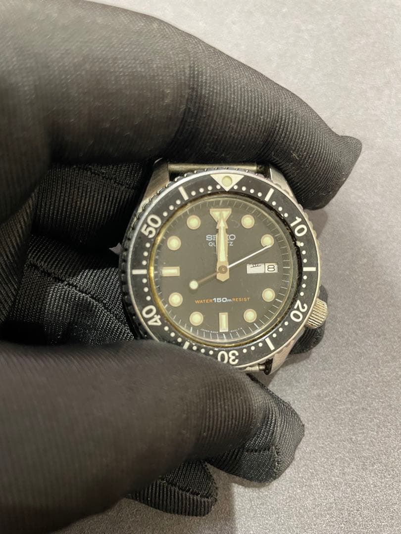 セイコー ダイバーズウォッチ ブラック　本体のみ