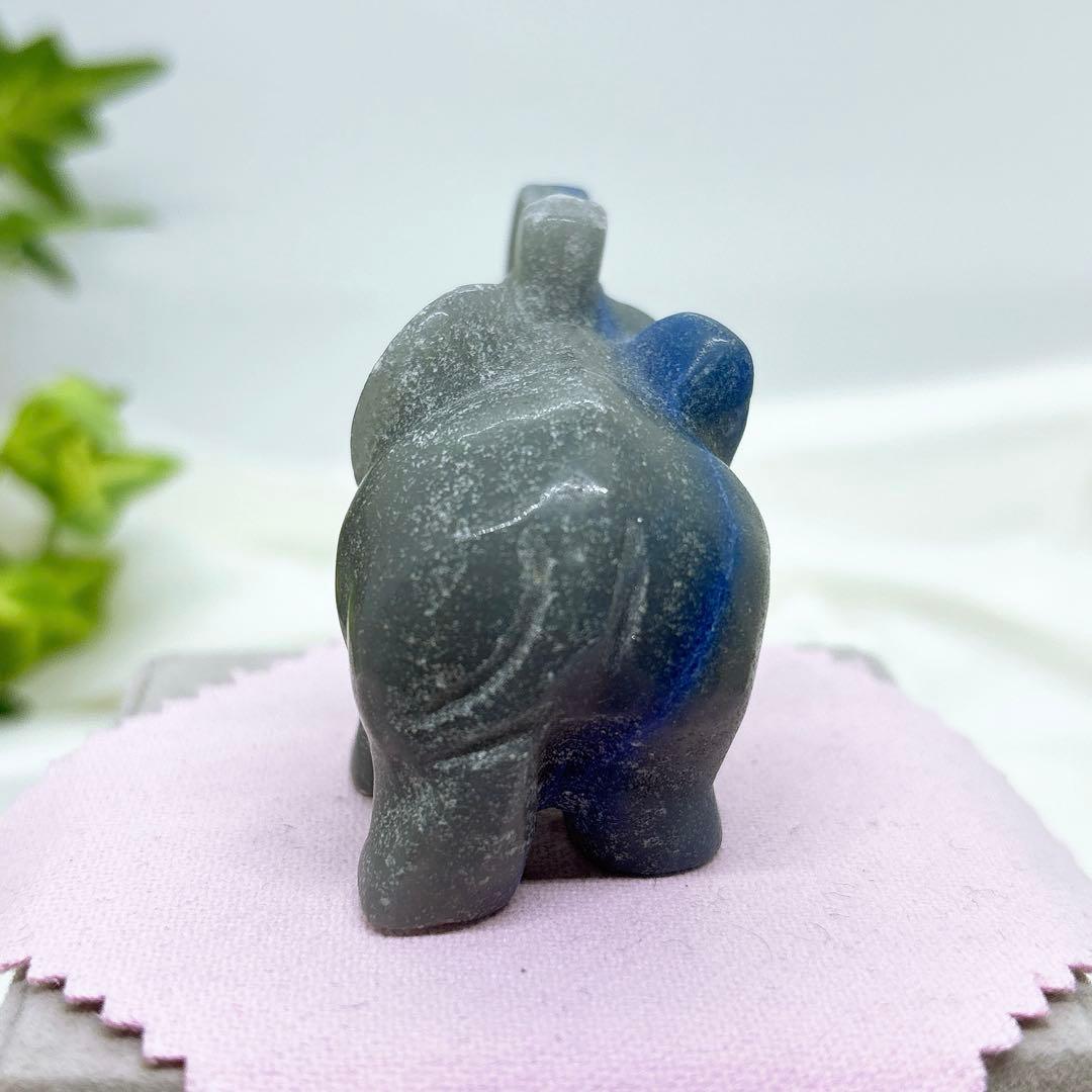 天然石 トロレアイトの象 トロレアイト 象 ミックスベリル 天然石