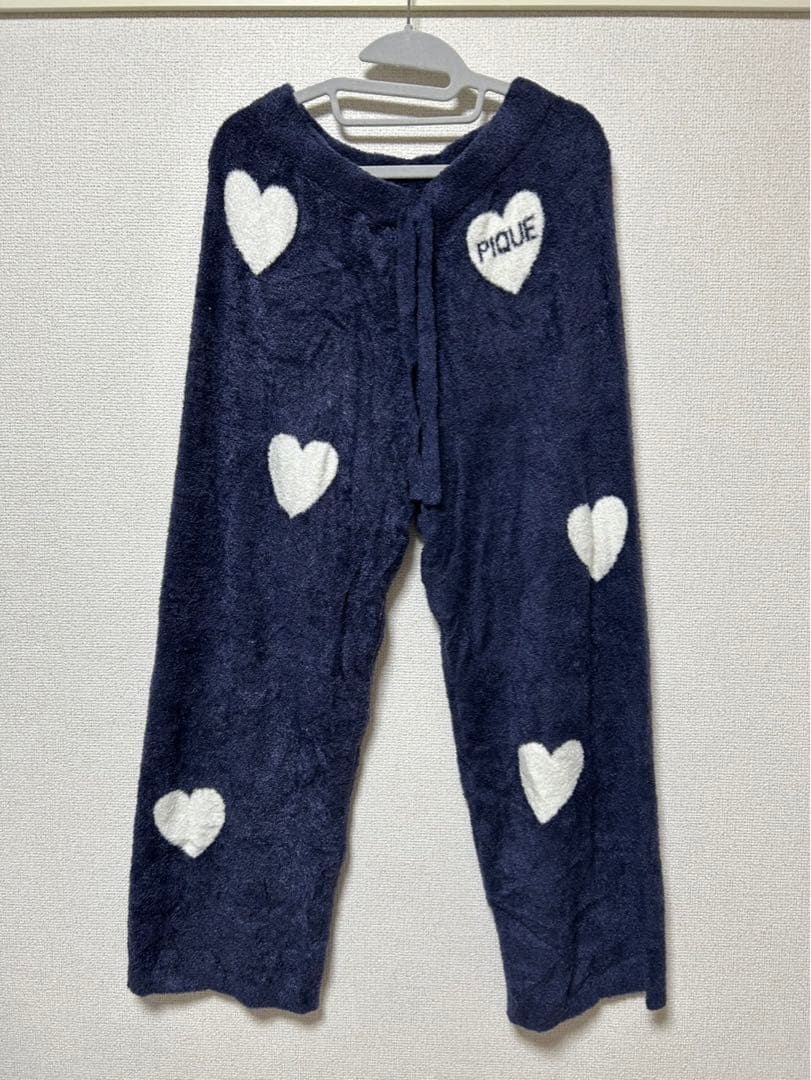 gelato pique ハート柄ルームウェア 上下セット