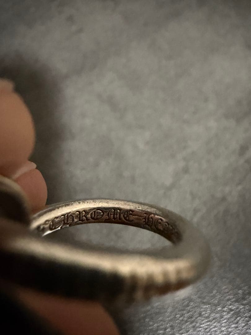 クロムハーツ Chrome Hearts ネイルリング クロスボール 9号