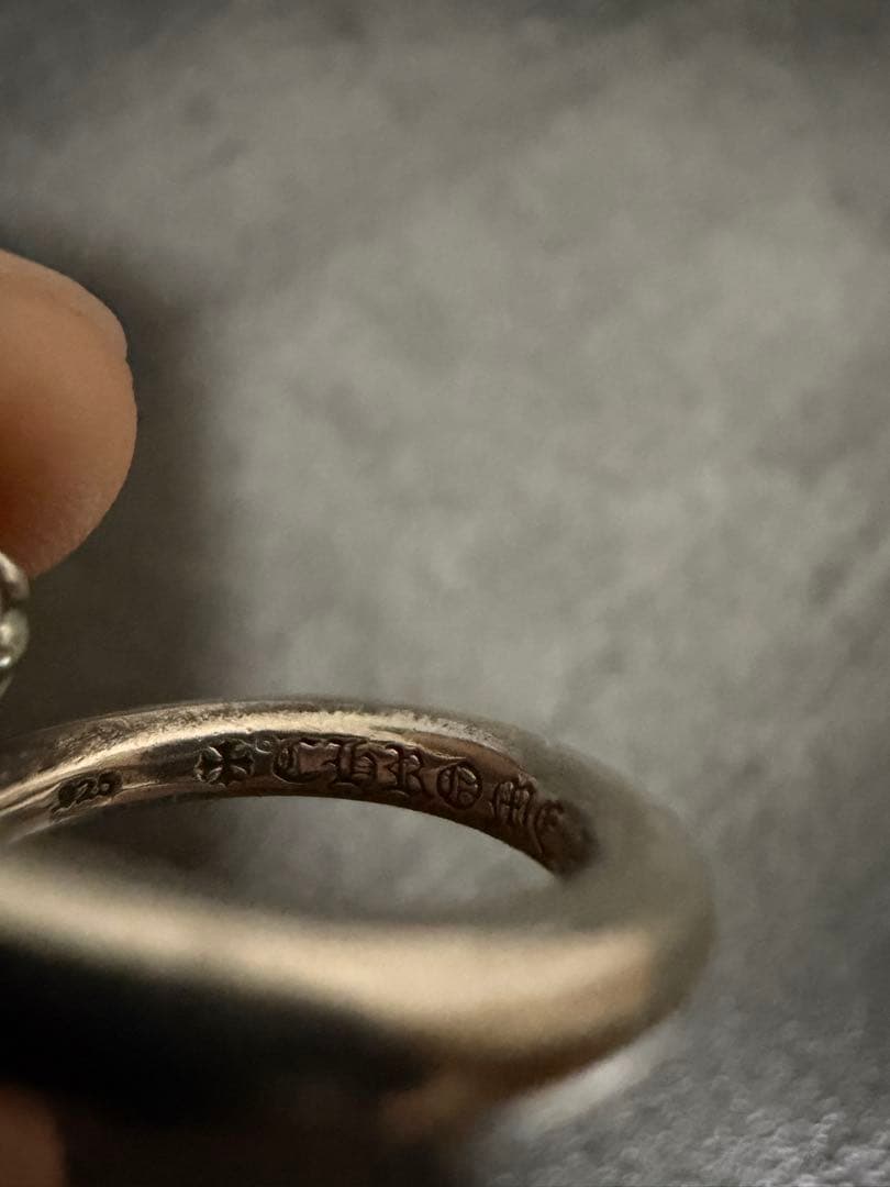 クロムハーツ Chrome Hearts ネイルリング クロスボール 9号