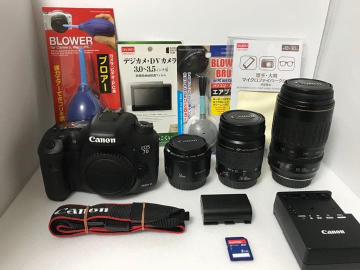 Canon EOS 7D Mark II 標準&望遠&単焦点トリプルレンズセット