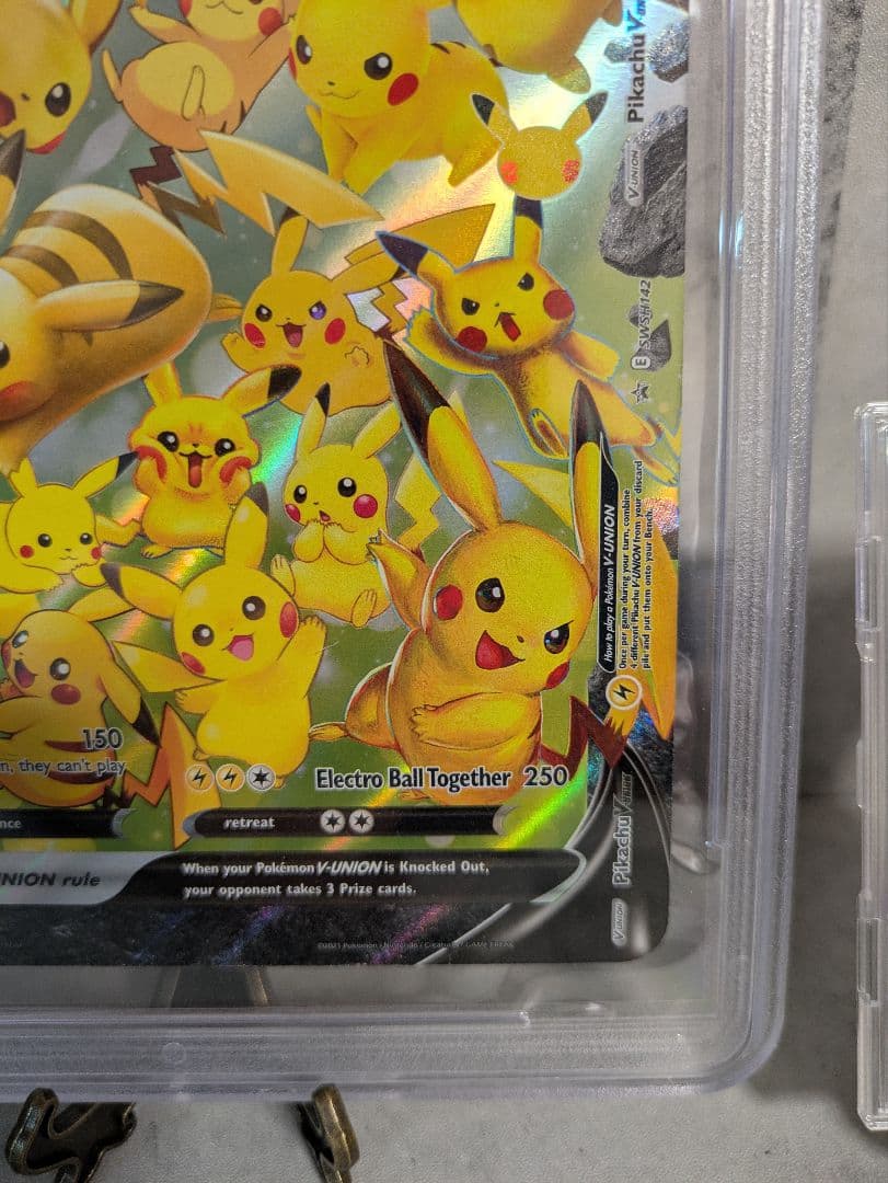 PSA9 WCS2023　横浜 英語版 ピカチュウV union　ジャンボ