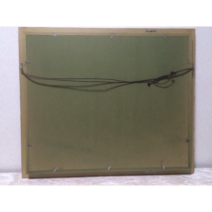 岡村達夫 作 石仏 15号油絵