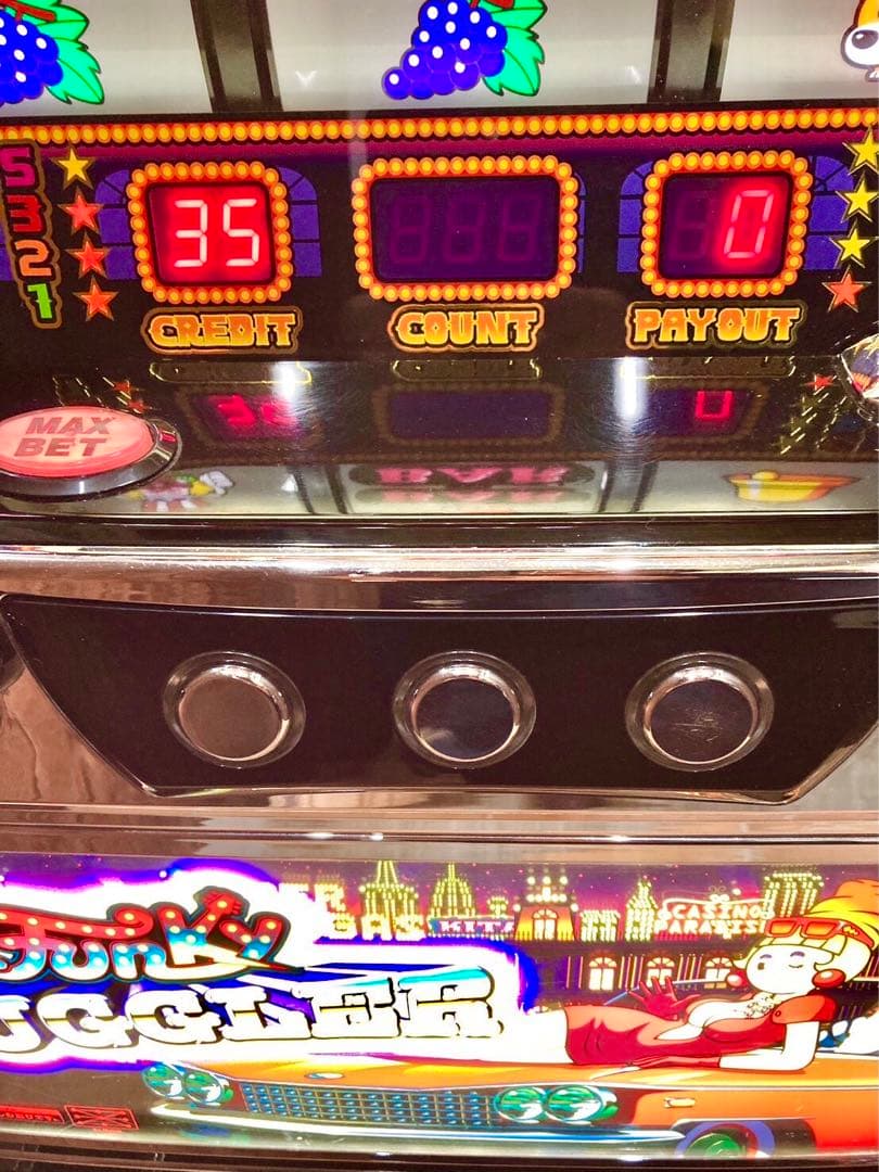 スロット ファンキージャグラー 5号機 実機 コイン不要機 ファンキー