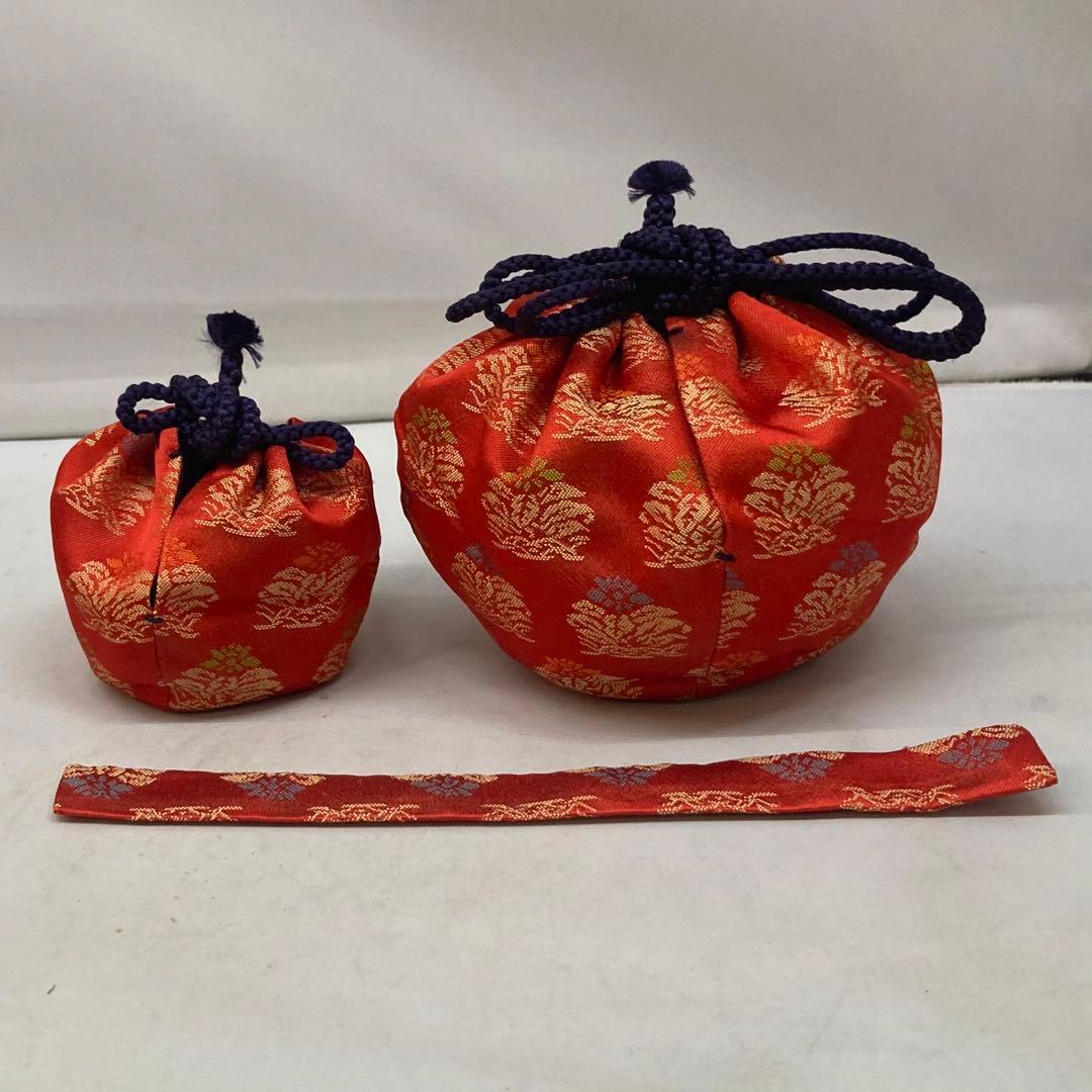 B216 茶箱セット 19点雪月花七宝繋文溜漆描き合わせ塗茶道具