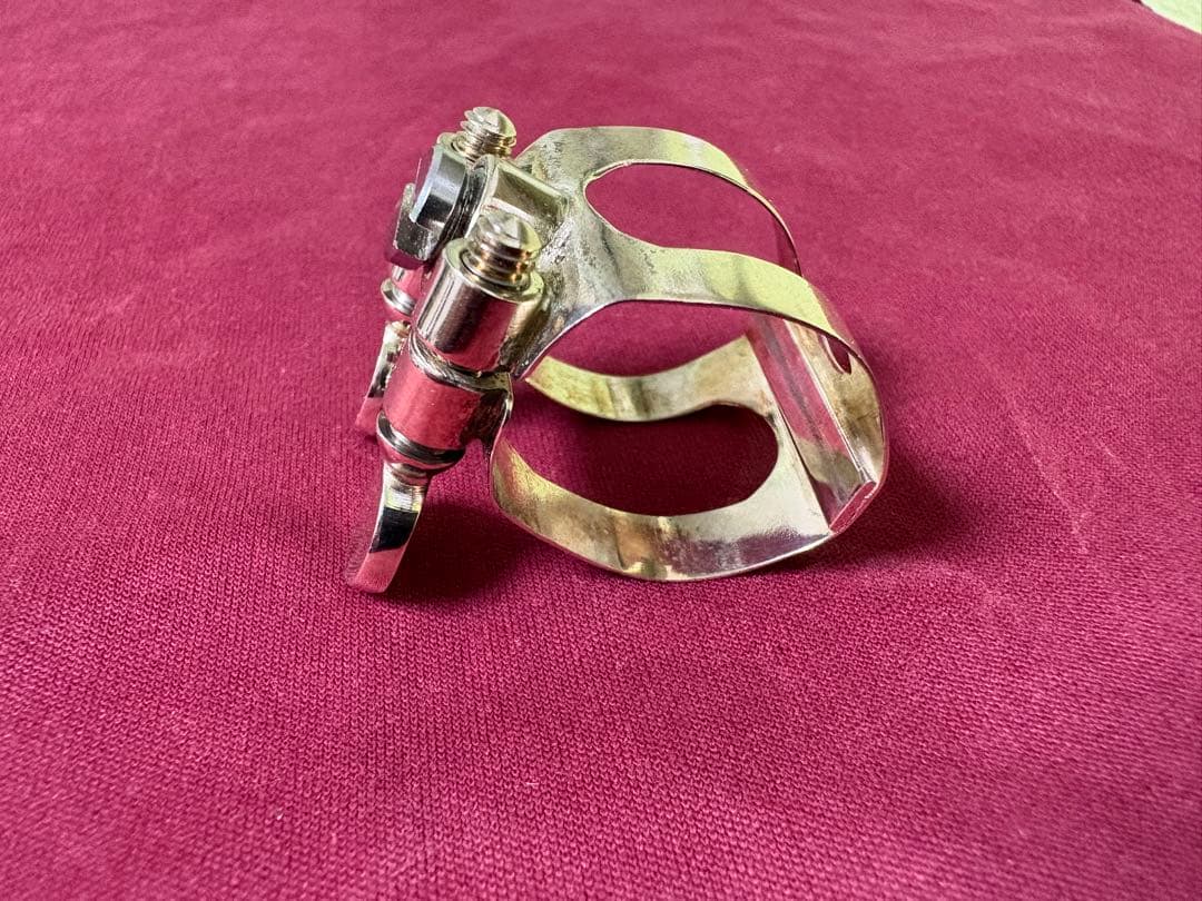 ブルズアイ　リガチャー　ブルズEX シルバープレート　テナーヤナギサワメタル用