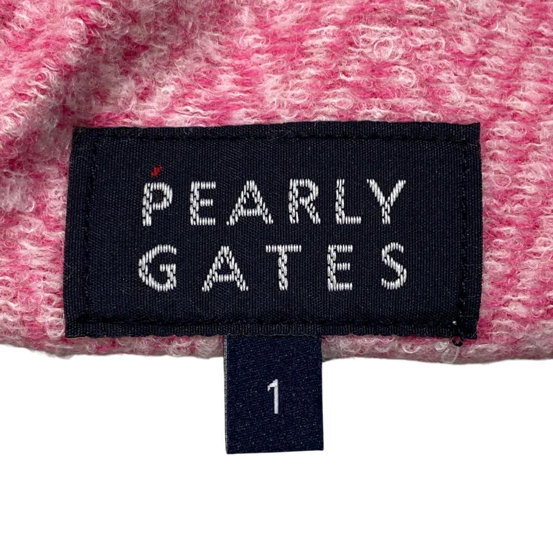 【韓国モデル】パーリーゲイツ ニットパーカー セットアップ 1 ピンク ゴルフ