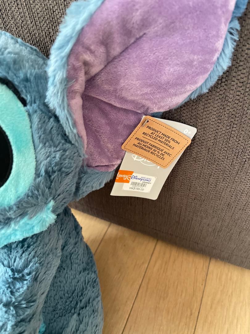 香港ディズニー公式グッズ Nana's shop スティッチ ぬいぐるみ 中型