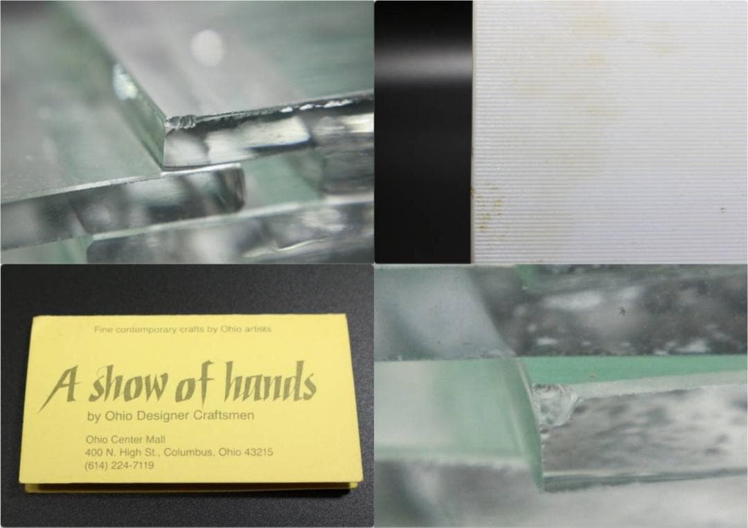 A show of hands William McCoy ガラス オブジェ A show of hands