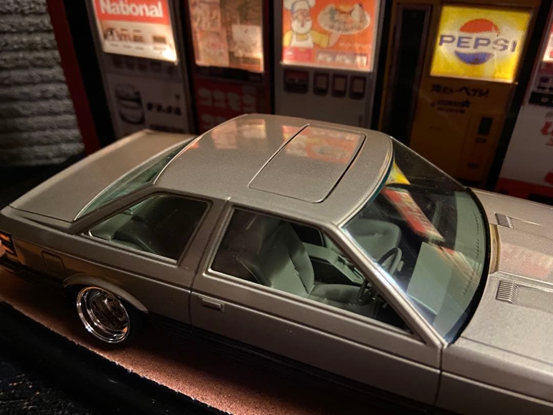1/24 タミヤ　10 ソアラ 旧車　カスタム　ジオラマ