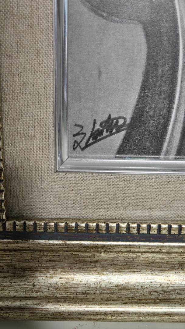 江副拓郎 「Mermaid」 鉛筆画 人物画 細密 美人画 肉筆 F4号 裸婦