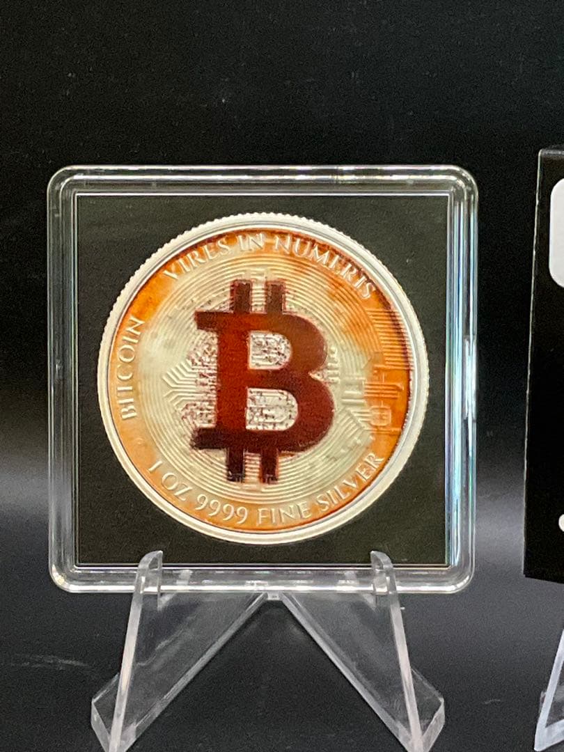 ビットコイン 仮想通貨 1オンス銀貨 カプチーノ