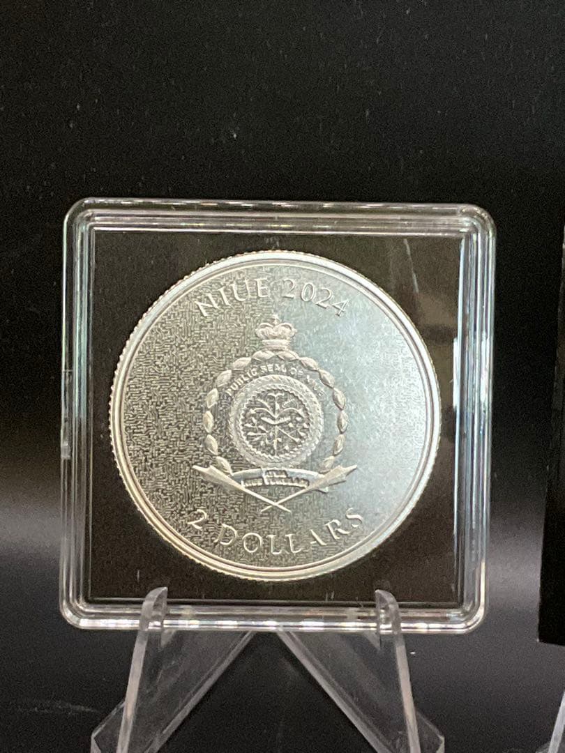 ビットコイン 仮想通貨 1オンス銀貨 カプチーノ