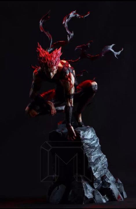 ワンパンマン ガロウ ガレージキット ガレキ スタチュー ①