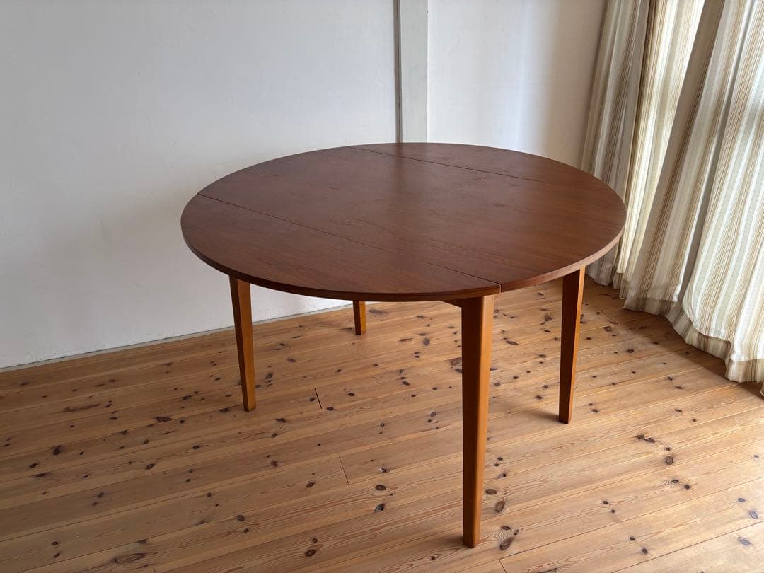 北欧ヴィンテージ　チーク　ドロップリーフテーブル