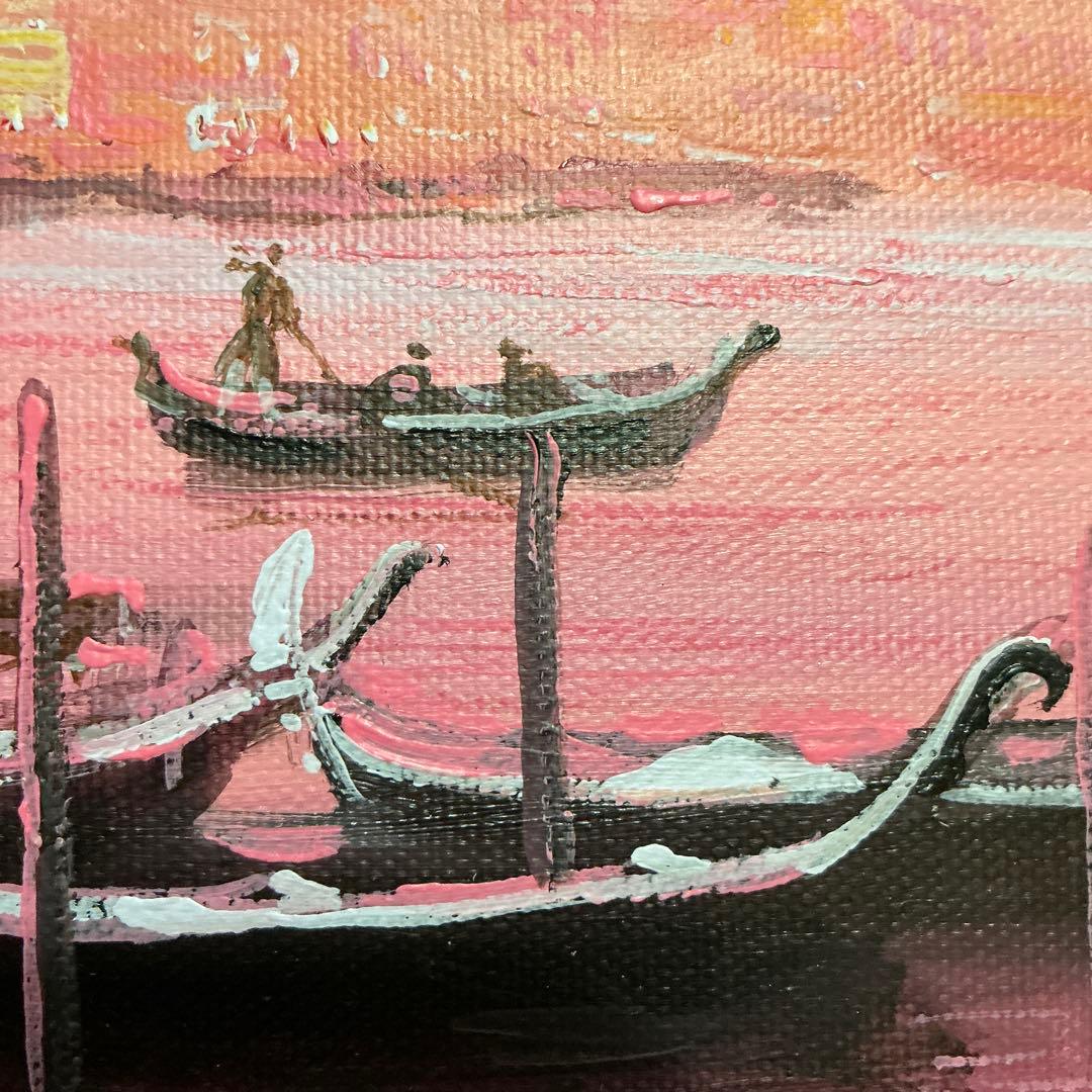 絵画・額縁・油絵・前田光一・ベネチア・イタリア・F4号・美術品・インテリア・雑貨