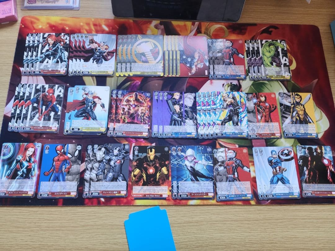 ヴァイスシュヴァルツ マーベル扉門デッキ スペア多数