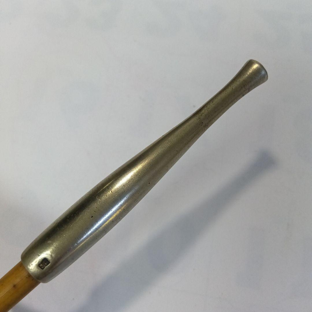 アンティーク レトロ」古美術 骨董（村田・保証）刻印 煙管 18㎝