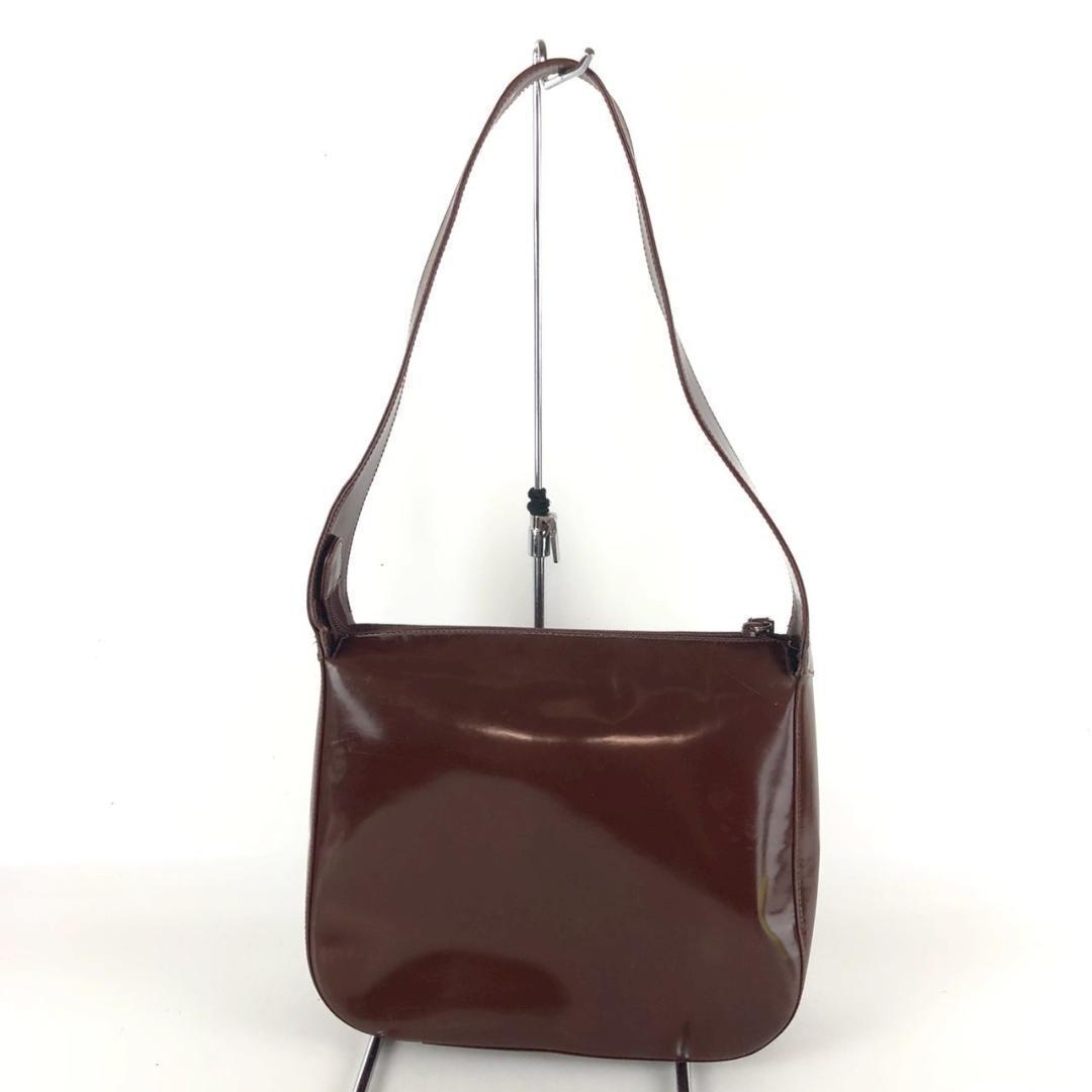 GUCCI グッチ エナメル ショルダーバッグ レッド レディース ブランド