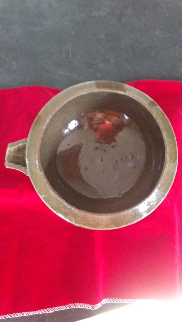 瀬戸片口 酒器 古民具 雑器 民芸 レトロ オブジェ アンティーク