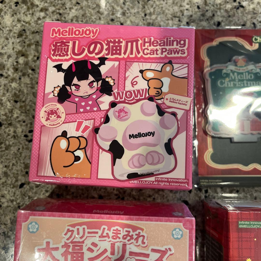 未開封 mellojoy メロジョイ 大福 スクイーズ メロークリスマス 猫爪